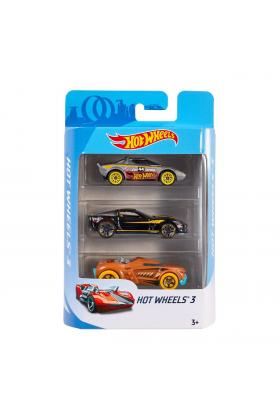 K5904 Hot Wheels 3'lü Araba Seti