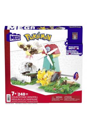 HKT21 MEGA™ Pokémon™ Countryside Windmill - Yel Değirmeni Kasabası Seti 240 parça +7 yaş