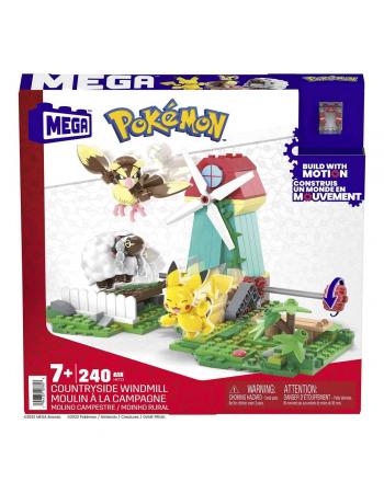 HKT21 MEGA™ Pokémon™ Countryside Windmill - Yel Değirmeni Kasabası Seti 240 parça +7 yaş