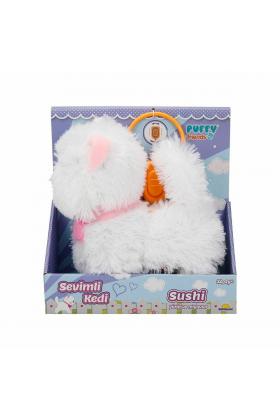 3377 Sevimli Kedi Sushi Sesli ve Hareketli -Sunman