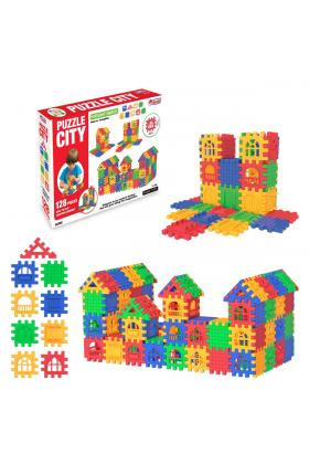 03703 Puzzle City 128 Parça -Dede
