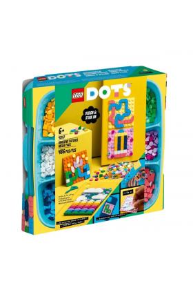 41957 Lego Dots, Yapıştırılabilir Kare Parçalar Mega Paket, 486 parça +6 yaş