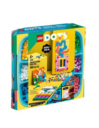 41957 Lego Dots, Yapıştırılabilir Kare Parçalar Mega Paket, 486 parça +6 yaş
