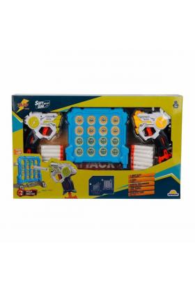 3574 Zapp Toys Hedef Tahtalı Sünger Dart Atan Silah Seti -Sunman