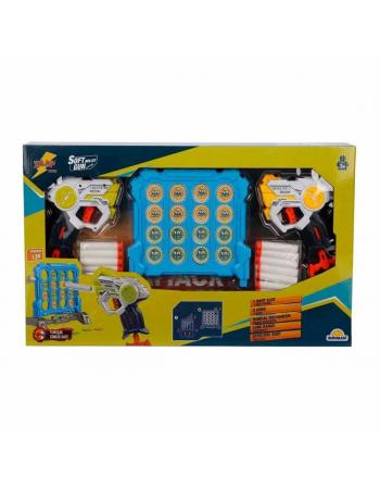 3574 Zapp Toys Hedef Tahtalı Sünger Dart Atan Silah Seti -Sunman