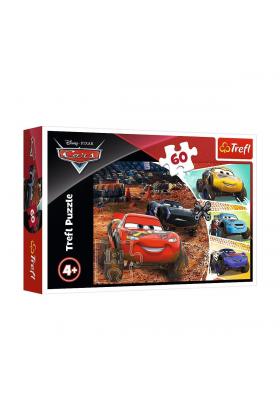 PUZZLE-17327 Disney Cars 3 60 Parça Puzzle
