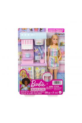 HCN46 Barbie Dondurma Dükkanı Oyun Seti, Barbie Ben Büyüyünce