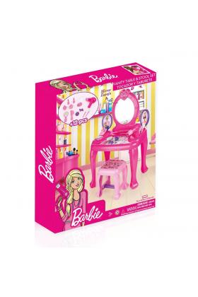 1609 Barbie Ayaklı Makyaj Masası ve Sandalye Seti - Dolu