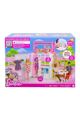 HCD47 Barbie'nin Taşınabilir Portatif Evi