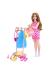 HPL78 Barbie'nin Kıyafet ve Aksesuar Askısı Oyun Seti