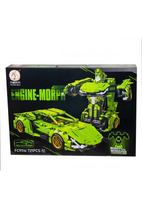 FC9114 721 PCS Çek Bırak ve Dönüşebilen Blok Set - Gepettoys