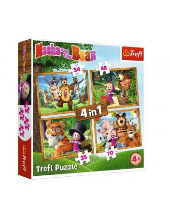 PUZZLE-34846 Disney 4IN1  Puzzle