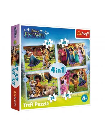 PUZZLE-34615 Disney Encanto 4IN1 Puzzle