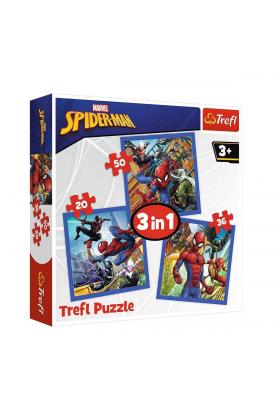 PUZZLE-34841 Spiderman 3IN1 Puzzle