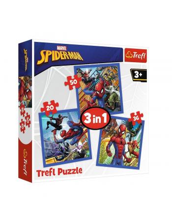 PUZZLE-34841 Spiderman 3IN1 Puzzle