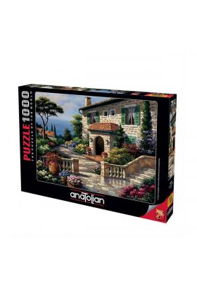 1076 Villa Delle Fontana 1000 Parça Puzzle -Anatolian