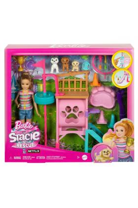 HRM10 Stacienin Köpekçik Oyun Parkı - Barbie and Stacie To The Rescue