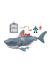 GKG77 Imaginext - Çılgın Köpekbalığı Oyun Seti