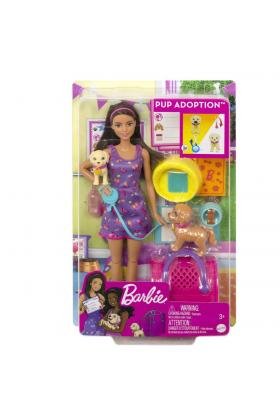 HKD86 Barbie ve Köpekçikleri Oyun Seti