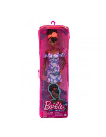 HBV17 Barbie Fashionistas Siyah Saçlı, Kot Elbiseli