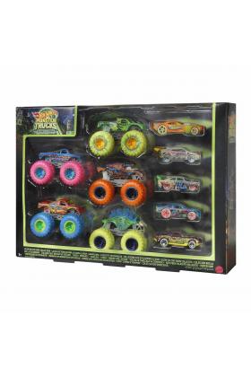 HCB57 Monster Trucks Karanlıkta Parlayan Araçlar, Hot Wheels Monster Trucks - Mattel