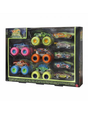 HCB57 Monster Trucks Karanlıkta Parlayan Araçlar, Hot Wheels Monster Trucks - Mattel