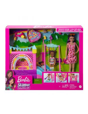 HHB67 Barbie  Bebek Bakıcısı Skipper Oyun Evi Seti