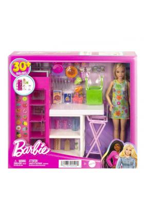 HJV38 Barbie Mini Büfe Oyun Seti