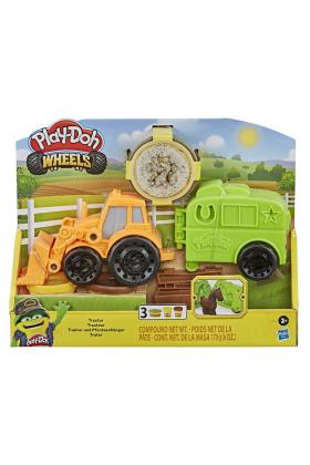 F1012 Play-Doh Çalışkan Traktör ve Römork / +3 yaş