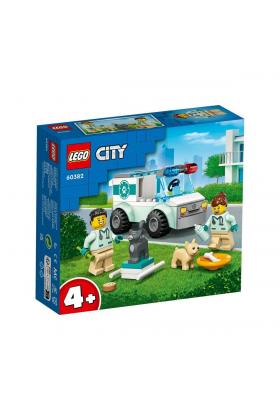 60382 Lego City - Veteriner Kurtarma Aracı 58 parça +4 yaş