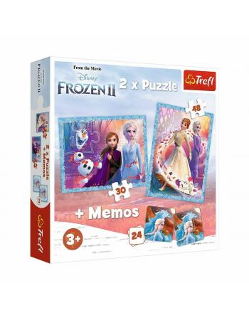 PUZZLE-90814 2IN1 Frozen II Çocuk Puzzle