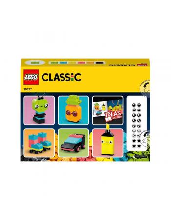 11027 LEGO® Classic Yaratıcı Neon Eğlence Yapım Parçaları 333 parça +5 yaş