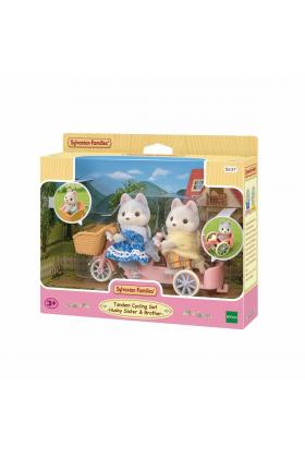 5637 Sylvanian Families Tandem Bisiklet ve Haskiler +3 yaş