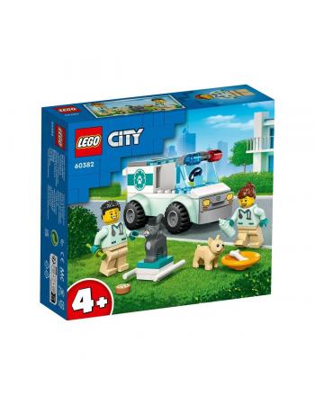 60382 Lego City - Veteriner Kurtarma Aracı 58 parça +4 yaş