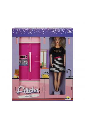 3709 Alisha Mutfak Oyun Seti Buzdolabı/Lavabo/Çamaşır Makinesi