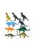 0714 Dinozorların Dünyası Poşetli 9'lu Hayvan Oyun Seti -Sunman
