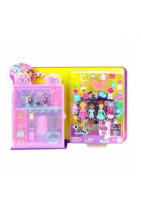 HKW11 Polly Pocket ve Arkadaşları Renkli Moda Gardırobu Oyun Seti