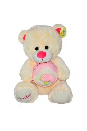 001527 Doğum Günü Pastalı Peluş Ayı 48 cm
