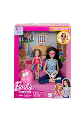 HRG48 Barbie ve Chelsea Sanat Atölyesi Oyun Seti