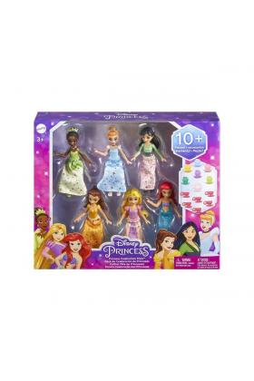 HLW91 Disney Prenses Bebekleri 6'lı Set