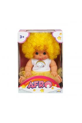 20040 Afro Kıvırcık Saçlı Bebek 23 cm -Sunman