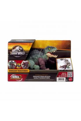 HPD33 Jurassic World Değişim Serisi - Çifte Tehlike Büyük Dinozor Figürleri