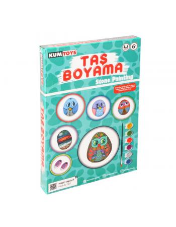 5307 Kumtoys Taş Boyama - Stone Painting / +6 yaş