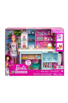 HGB73 Barbie Pasta Dükkanı Oyun Seti