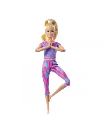 GXF04 Sarışın-Desenli Taytlı Sonsuz Hareket Barbie