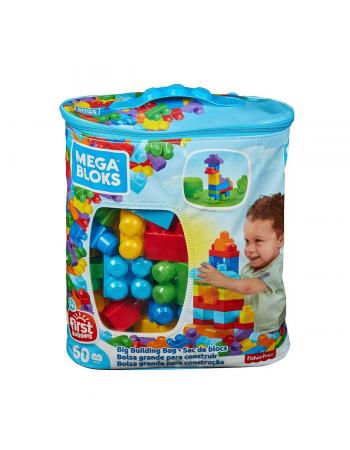 CYP67 MEGA BLOKS® 60 parçalı Blok Torbaları 2 asorti - Mavi - Pembe +1 yaş