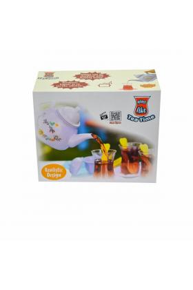 URT011-003 Kutuda Tepsisiz İnce Belli Çay Vakti Seti - Birlik Toys