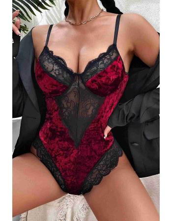 Kadife Body Gecelik Babydoll Çok Renkli