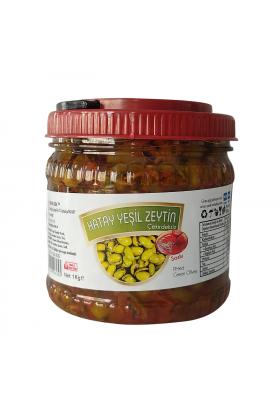 Yeşil Zeytin Kırık Soslu 1 Kg